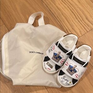 Dolce & Gabbana Kids White Sneakers